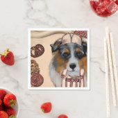 オーストラリアの羊飼い スタンダードカクテルナプキン (インサイチュ)