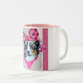 オーストラリアの羊飼い ツートーンマグカップ (正面右)