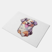 オーストラリアの羊飼い ドアマット (アングル)