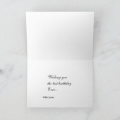 オーストラリアの羊飼い-ハッピーバースデー カード (内部)