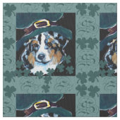 オーストラリアの羊飼い ファブリック (クローズアップ)