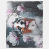 オーストラリアの羊飼い フリースブランケット (正面)