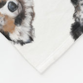 オーストラリアの羊飼い フリースブランケット (角)