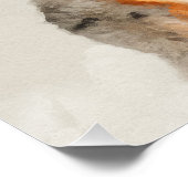 オーストラリアの羊飼い – ブルーメルル水彩 ポスター (コーナー)