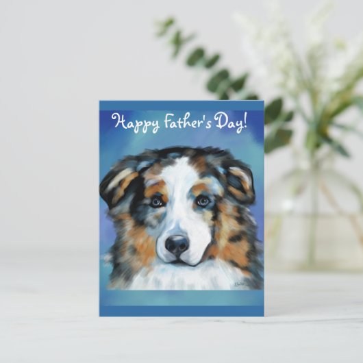 オーストラリアの羊飼い ポストカード (スタンド正面)