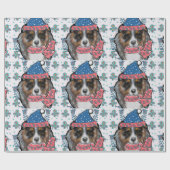 オーストラリアの羊飼い ラッピングペーパー (フラット)