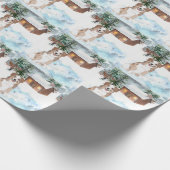 オーストラリアの羊飼い（赤）ラッピング紙 ラッピングペーパー (角)