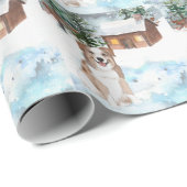 オーストラリアの羊飼い（赤）ラッピング紙 ラッピングペーパー (ロールコーナー)