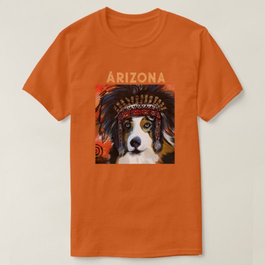 オーストラリアの羊飼い Tシャツ (デザイン正面)