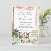 オーストラリアの羊飼素朴い犬 招待状 (スタンド正面)