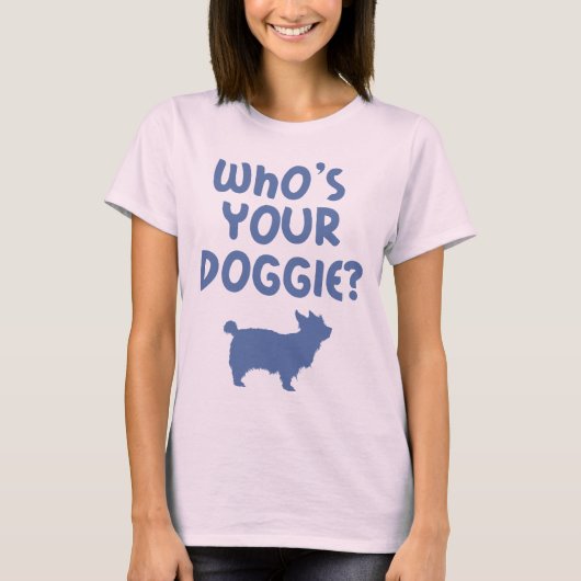 オーストラリアの膚触りがよいテリア Tシャツ (正面)