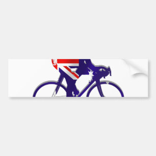 オーストラリアの自転車ファンのためのオーストラリアのサイクリングの バンパーステッカー