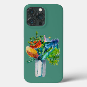 オーストラリアの花の水色 iPhone 13 PROケース