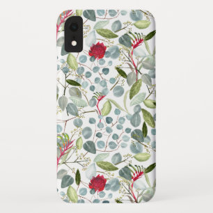 オーストラリアの花カンガルーがユーカリ葉プス iPhone XRケース
