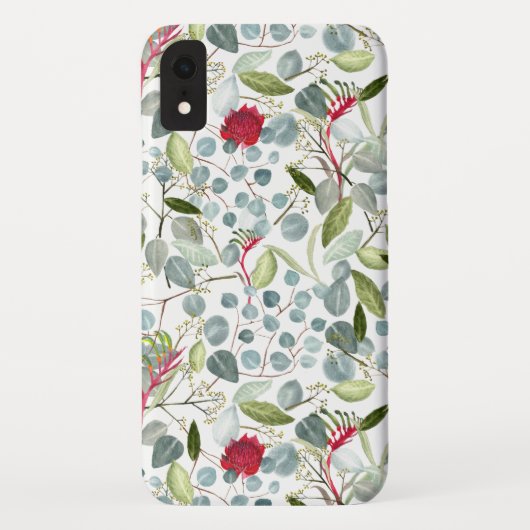 オーストラリアの花カンガルーズユーカリ葉 Case-Mate iPhoneケース (裏面)