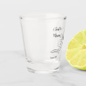 オーストラリアの花嫁の友達たちのパーティー カンガルー ショット グラス (左)