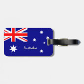 オーストラリアの荷物タグ、愛国的なオーストラリア国旗 ラゲッジタグ (裏面横)