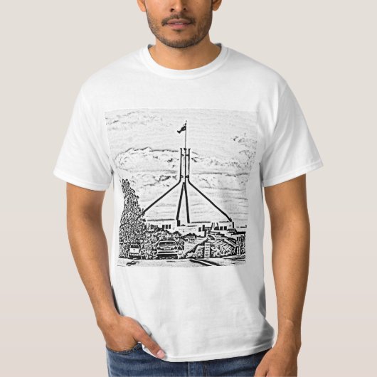 オーストラリアの議会-キャンベラ Tシャツ (正面)