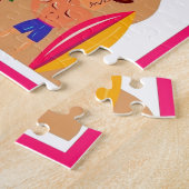 オーストラリアの象徴的なランドマークと野生動物のポスター ジグソーパズル (側面)