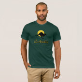 オーストラリアの赤い地球のデザイン Tシャツ (正面フル)