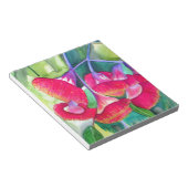 オーストラリアの赤い開花ガムナッツの水彩画 ノートパッド (アングル)