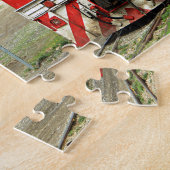 オーストラリアの赤列車の機関車2 ジグソーパズル (側面)