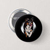 オーストラリアの農場の犬 缶バッジ (正面&裏面)