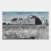 オーストラリアの農村遺物ステッカー 長方形シール (正面)