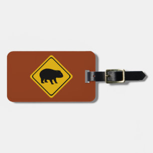 オーストラリアの道路標識 – wombat – エレクトロニクス ラゲッジタグ