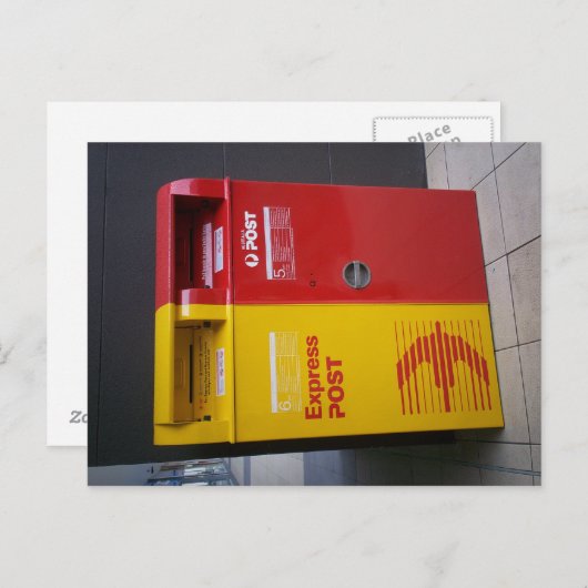 オーストラリアの郵便受け。 ポストカード (正面/裏面)