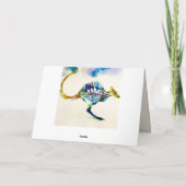 オーストラリアの都市スカイライン旅行ラブウォーター色 カード (裏面)