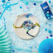 オーストラリアの都市スカイライン旅行ラブウォーター色 ペーパープレート (パーティー)