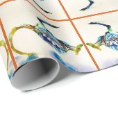 オーストラリアの都市スカイライン旅行ラブウォーター色 ラッピングペーパー (ロールコーナー)