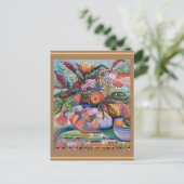 オーストラリアの野の花 ポストカード (スタンド正面)