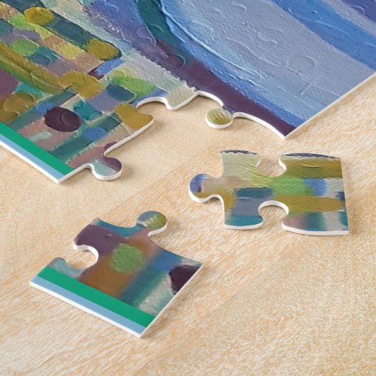 オーストラリアの野生の花はまだ生絵を描きている ジグソーパズル (側面)