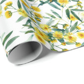 オーストラリアの野生の花ゴールデンワトル ラッピングペーパー (ロールコーナー)