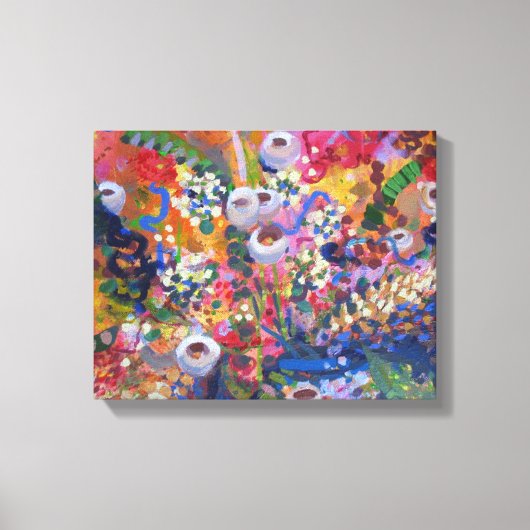 オーストラリアの野生の花 キャンバスプリント (正面)