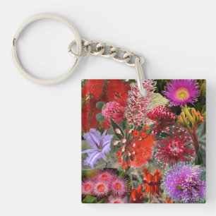 オーストラリアの野生の花 キーホルダー