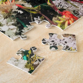 オーストラリアの野生の花 ジグソーパズル (側面)