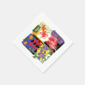 オーストラリアの野生の花 – フローラお祝い スタンダードカクテルナプキン (角)