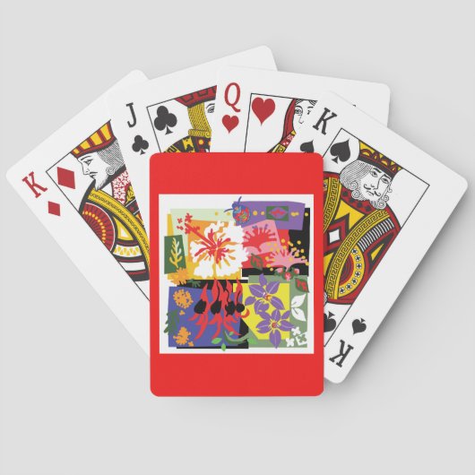 オーストラリアの野生の花 – フローラお祝い トランプ (裏面)