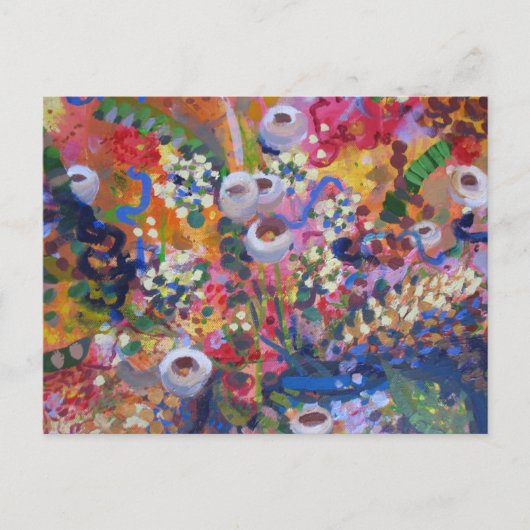 オーストラリアの野生の花 ポストカード (正面)