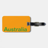 オーストラリアの野生の花 ラゲッジタグ (裏面横)