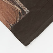 オーストラリアの野生トカゲの野生動物のシーン フリースブランケット (角)