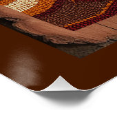 オーストラリアの野生トカゲの野生動物のシーン ポスター (コーナー)