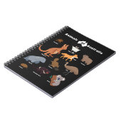 オーストラリアの野生動物 ノートブック (左側)