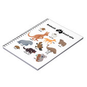 オーストラリアの野生動物 ノートブック (左側)