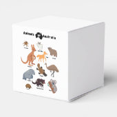 オーストラリアの野生動物 フェイバーボックス (裏面サイド)