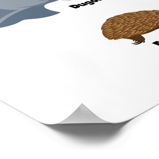 オーストラリアの野生動物 ポスター (角)