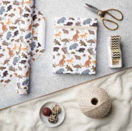 オーストラリアの野生動物 ラッピングペーパー